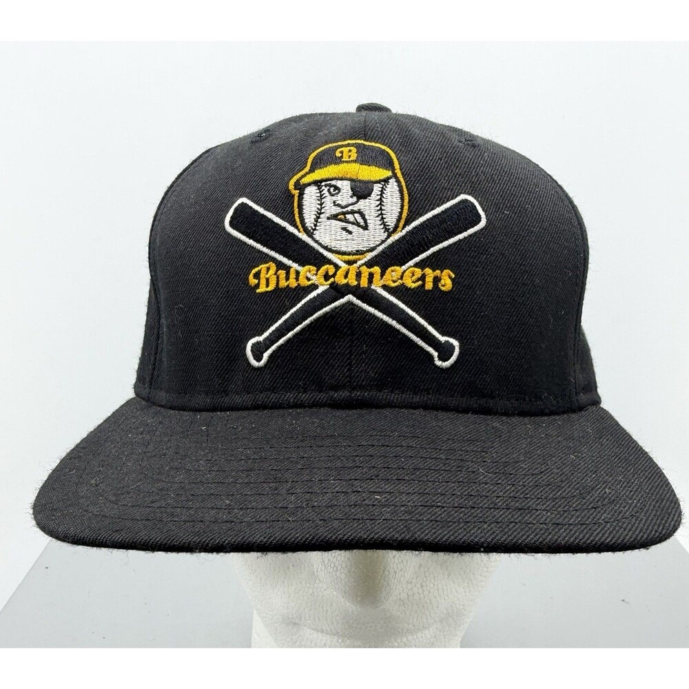Vtg 1990s Salem Buccaneers Hat Snapback DeLong Pro Model MiLB Made In USA